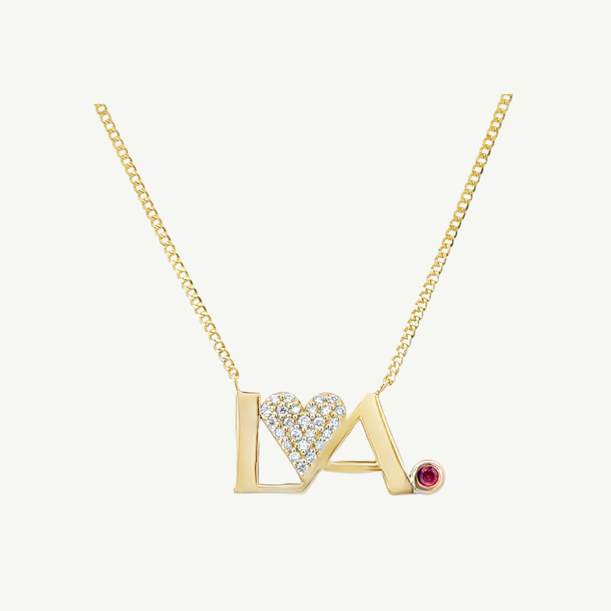 Hope for LA 14K Yellow Gold Necklace 