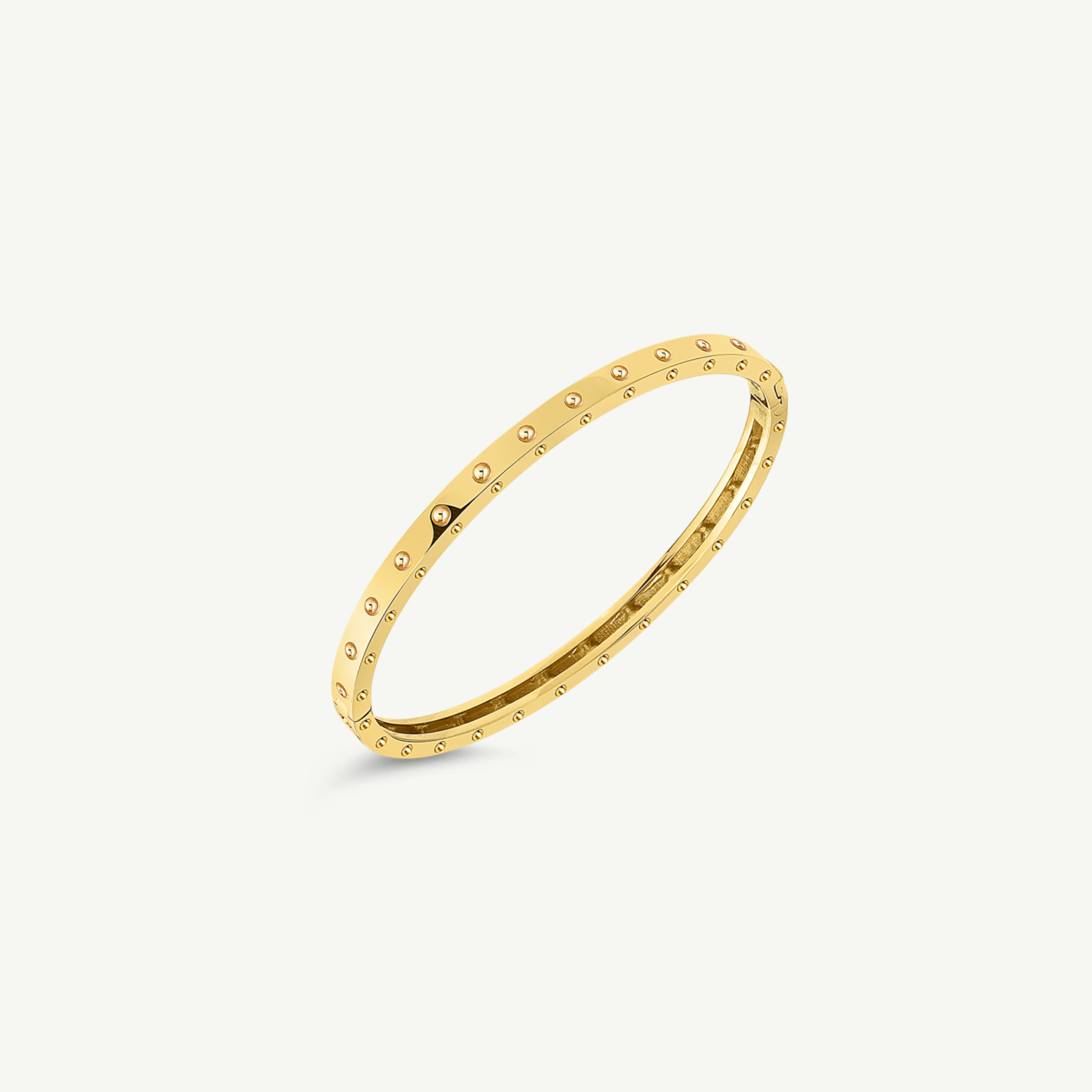 Gold Pois Moi Oval Bangle