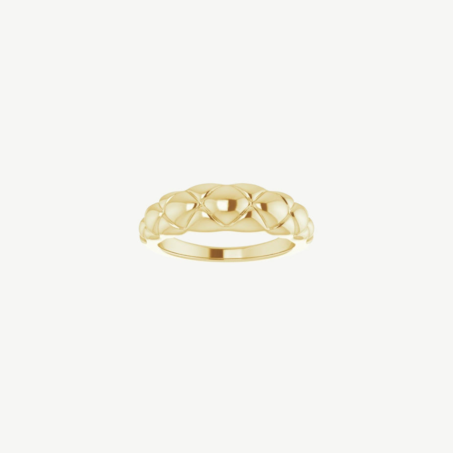 Quilted Dome Ring