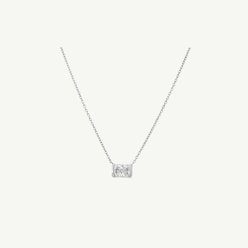 Emerald Lab Diamond Necklace