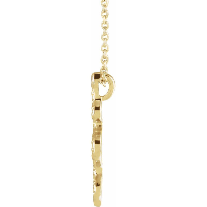 14K Yellow Gold Snake Necklace