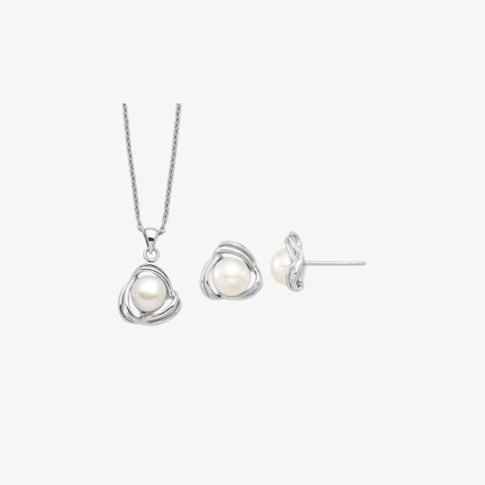 Necklace and Post Earrings Set