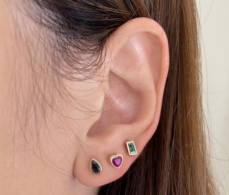 Emerald Stud Earrings