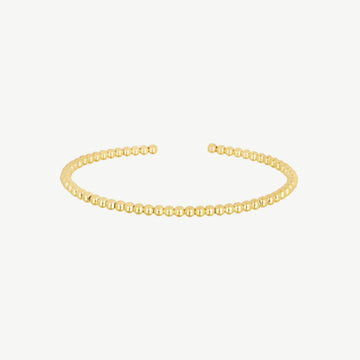 3mm bead bangle bracelet