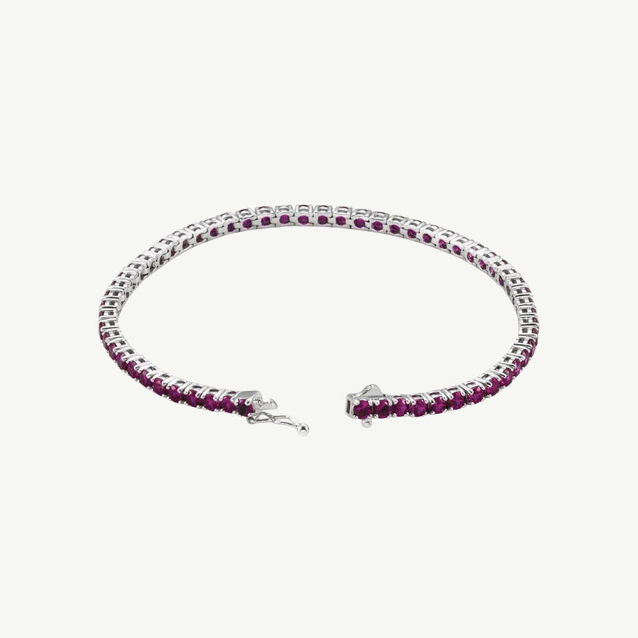 Ruby Tennis Bracelet