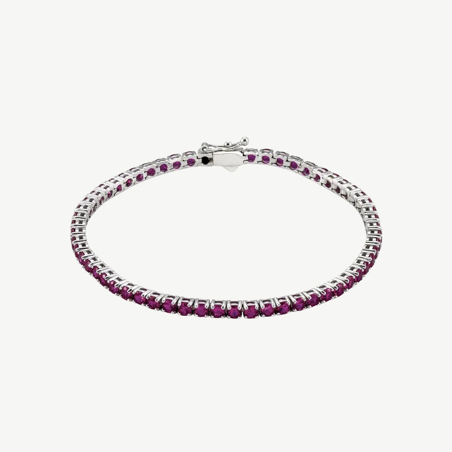 Ruby Tennis Bracelet