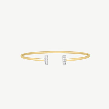 Diamond Bar Bangle Bracelet