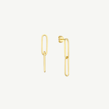 Triple Link Drop Earrings