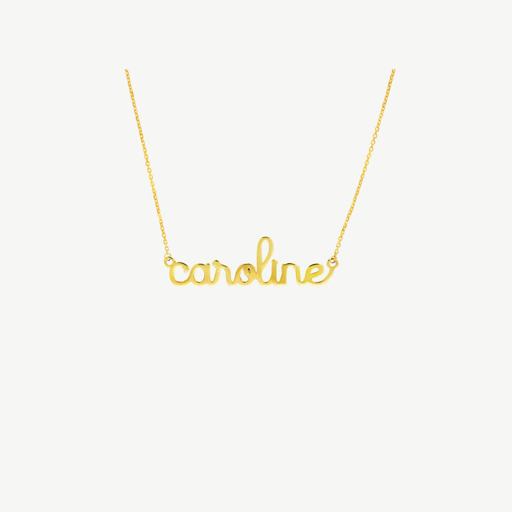 Doodle Nameplate Necklace