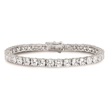 Sterling Silver Cubic Zirconia Tennis Bracelet