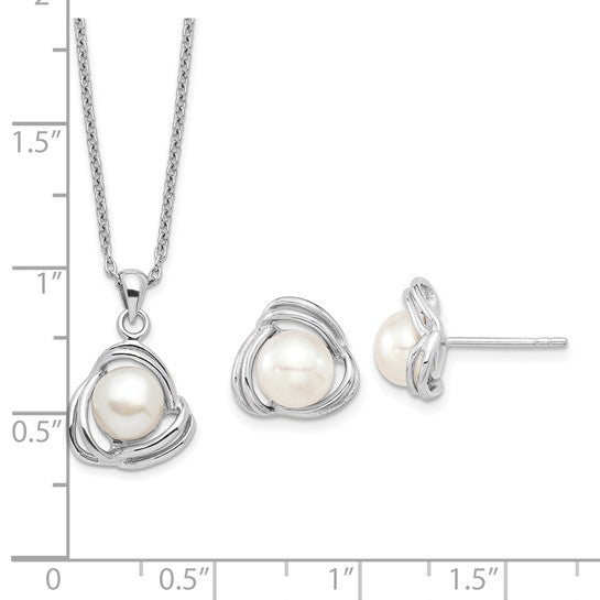 Necklace and Post Earrings Set