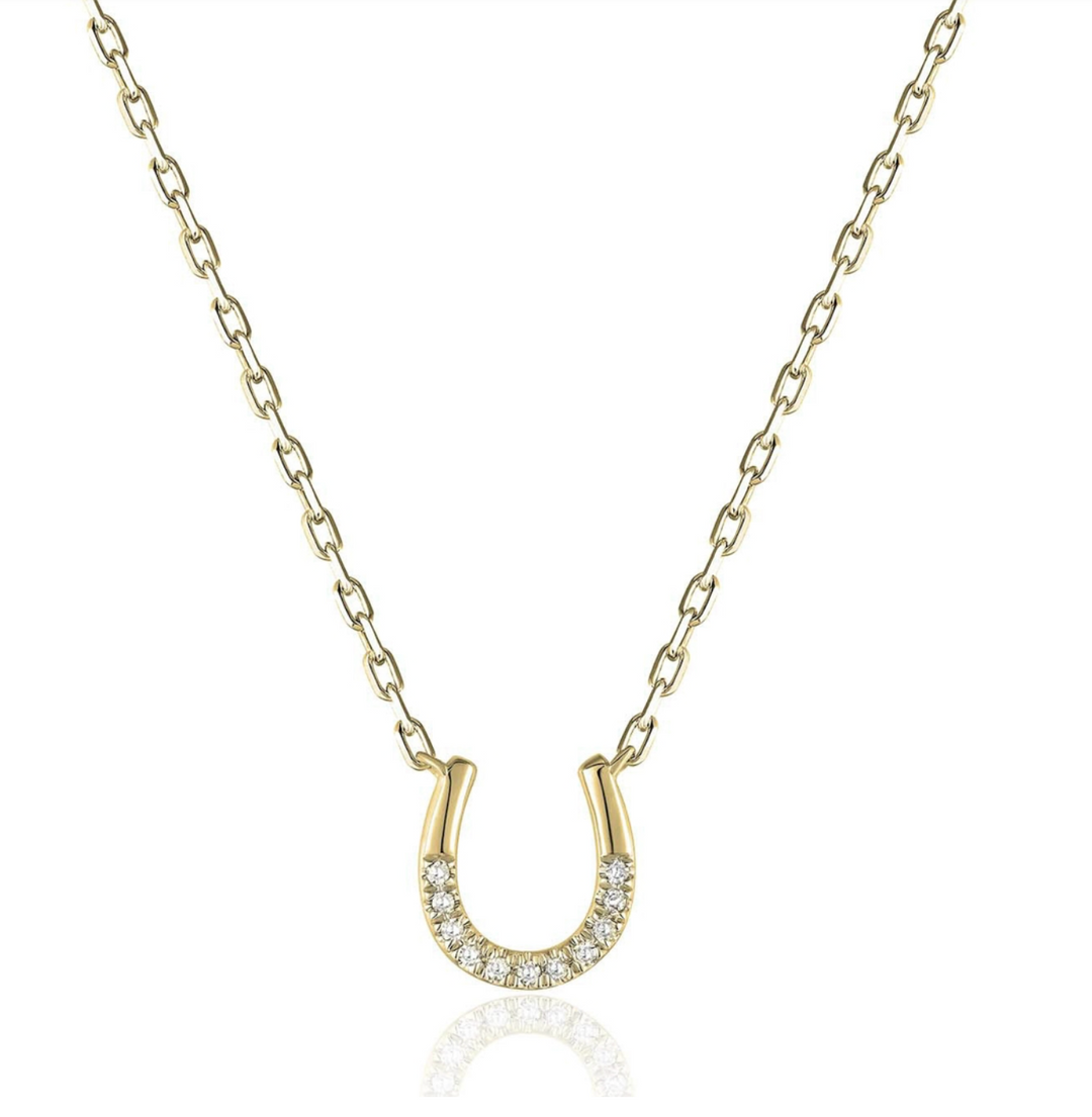Horseshoe Diamond Necklace