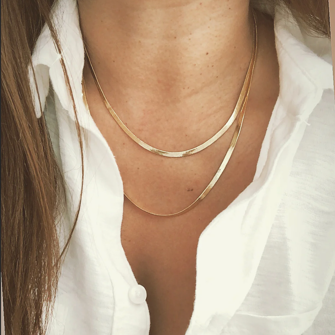 Herringbone Chain Necklace