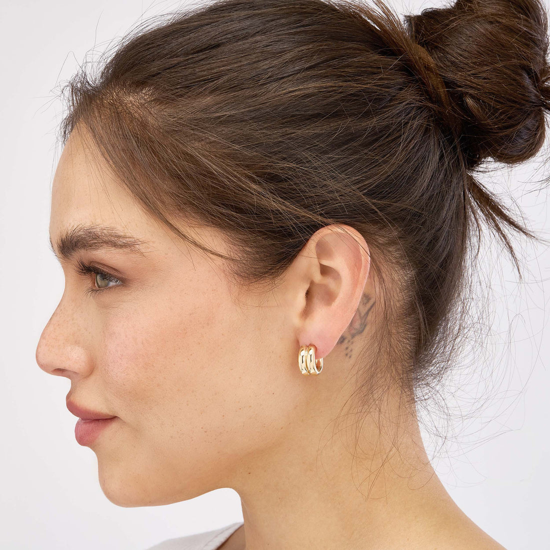 Double Open Hoop Earrings