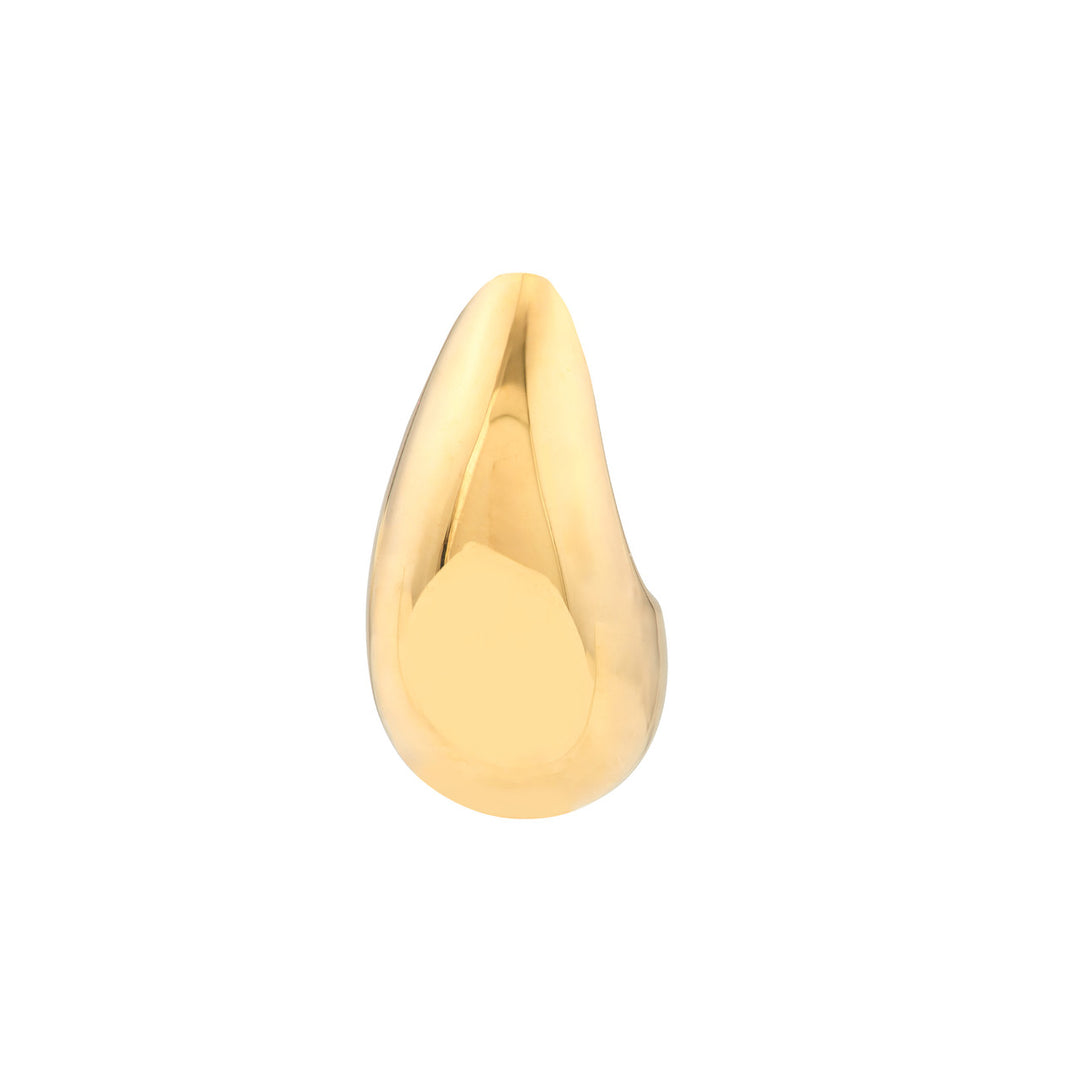 Small Teardrop Dome Earrings