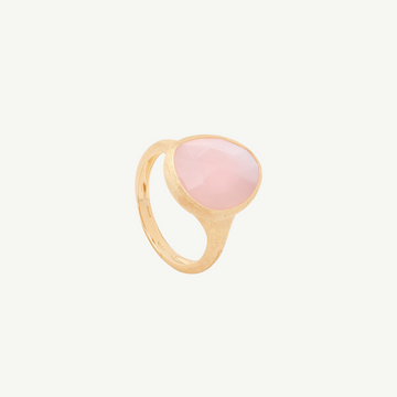 Yellow Gold Ring with Opal