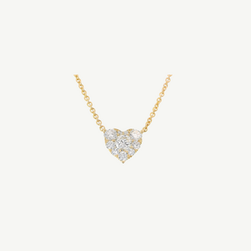 Diamond Heart Pendant Necklace