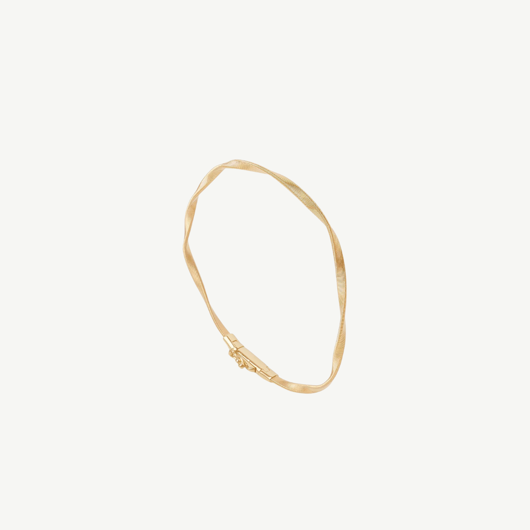 Marrakech Gold Twisted Coil Bracelet