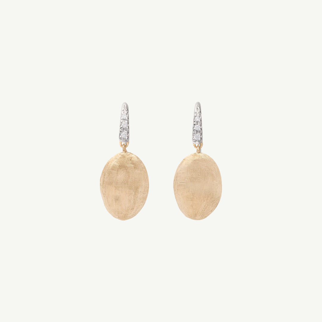 Siviglia Gold & Diamond Drop Earrings