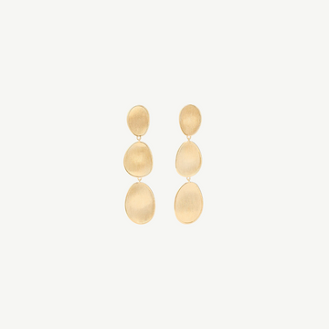 Lunaria Gold 3-Drop Earrings