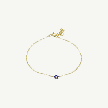 Flower Sapphire Bracelet