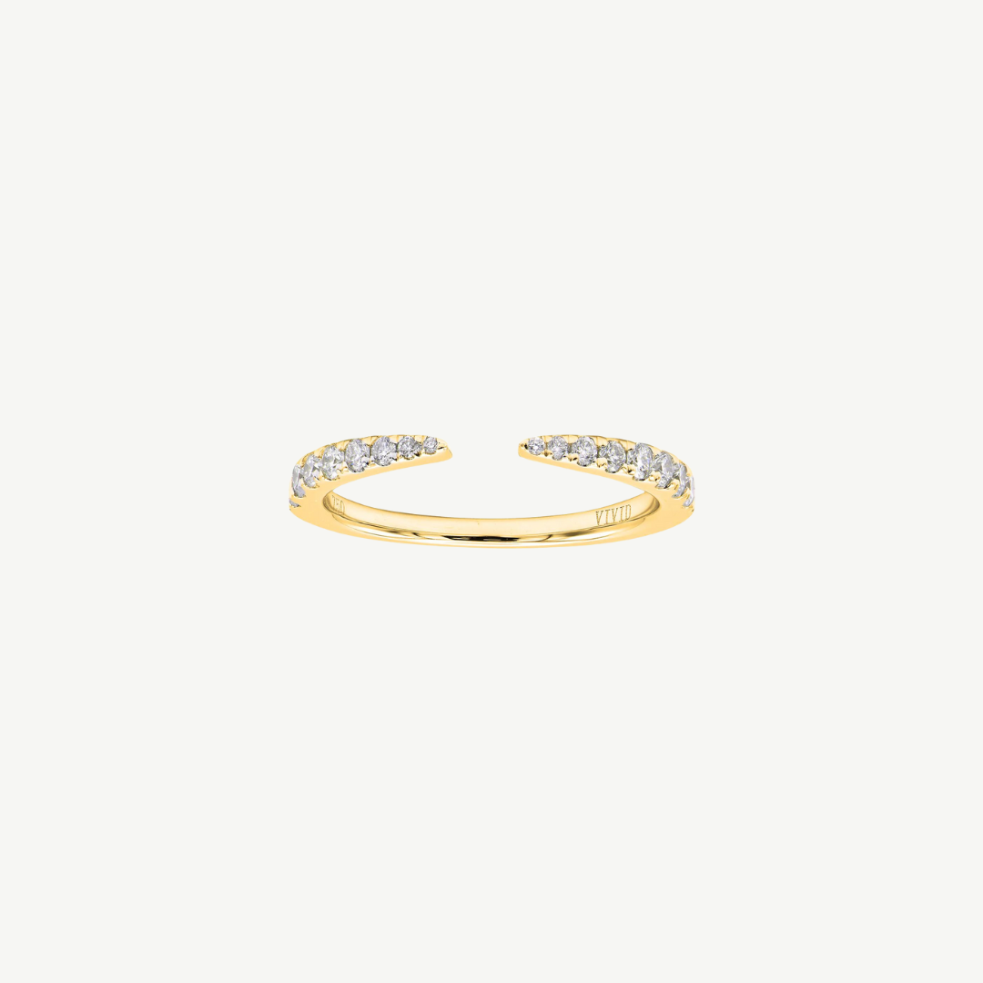 Claw Shape Wedding Band