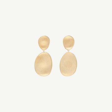 Lunaria Gold Double Drop Earrings