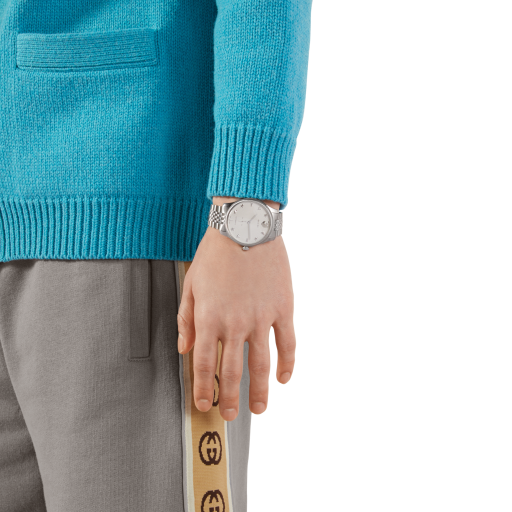 稀少 GUCCI(グッチ) G-Timeless Silver Dial Unisex Watch Gucci G Timeless Watch - Kravit Jewelers