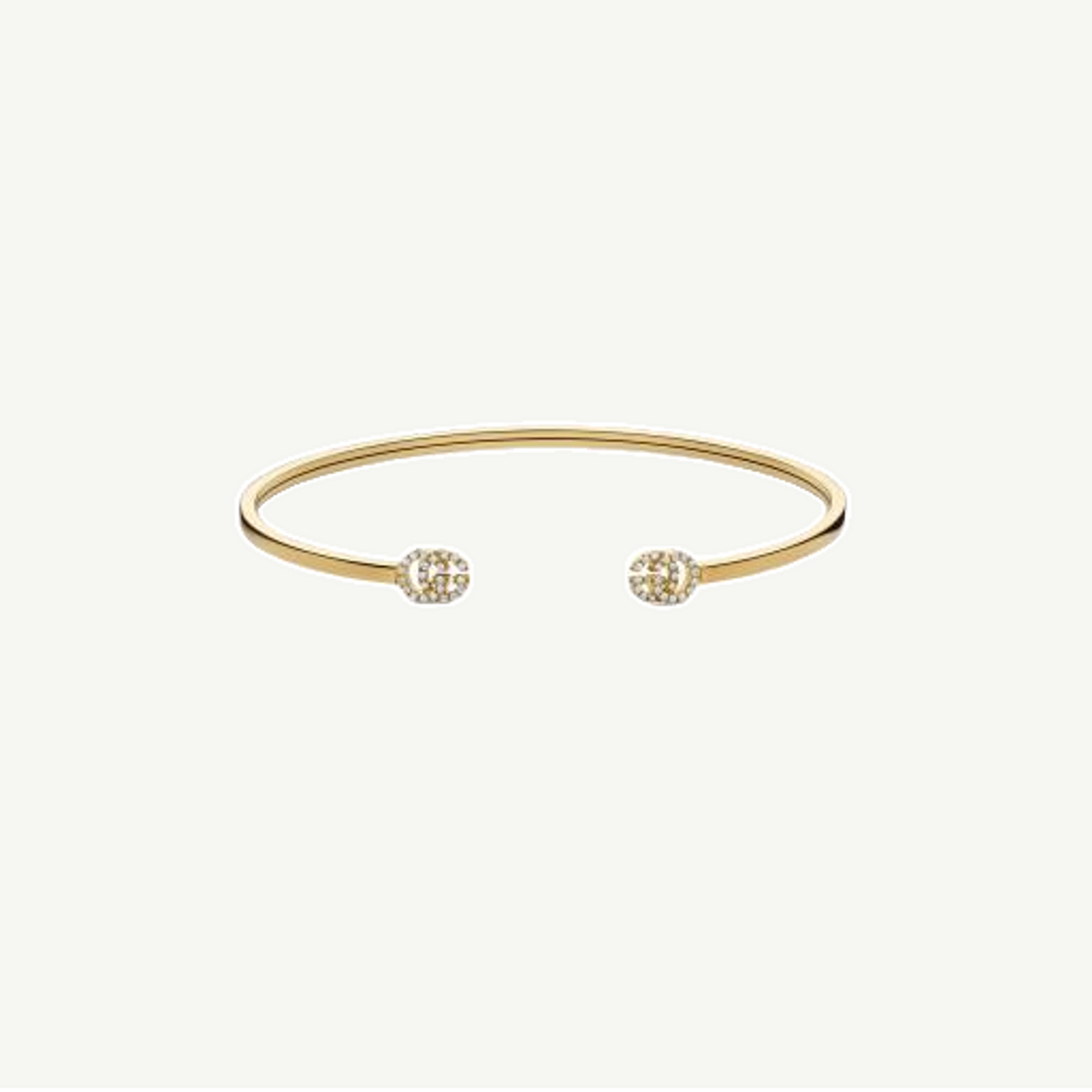 GG Running Cuff Diamond Bracelet