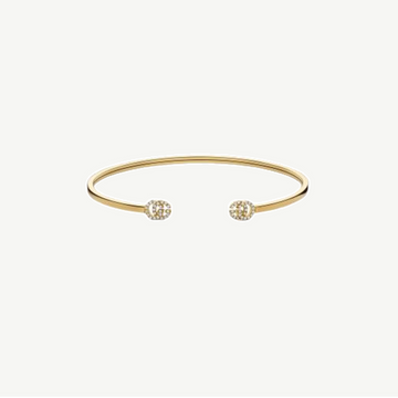 GG Running Cuff Diamond Bracelet