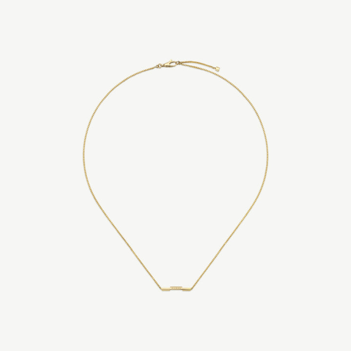 Gucci Link to Love Necklace with "GUCCI" Bar