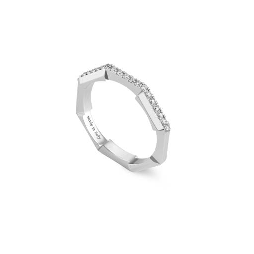 Gucci  Link To Love Pave Ring: Timeless Elegance