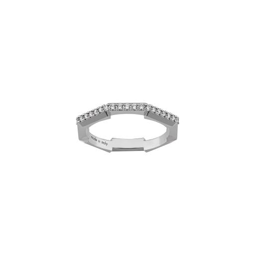 Gucci Link To Love Pave Ring
