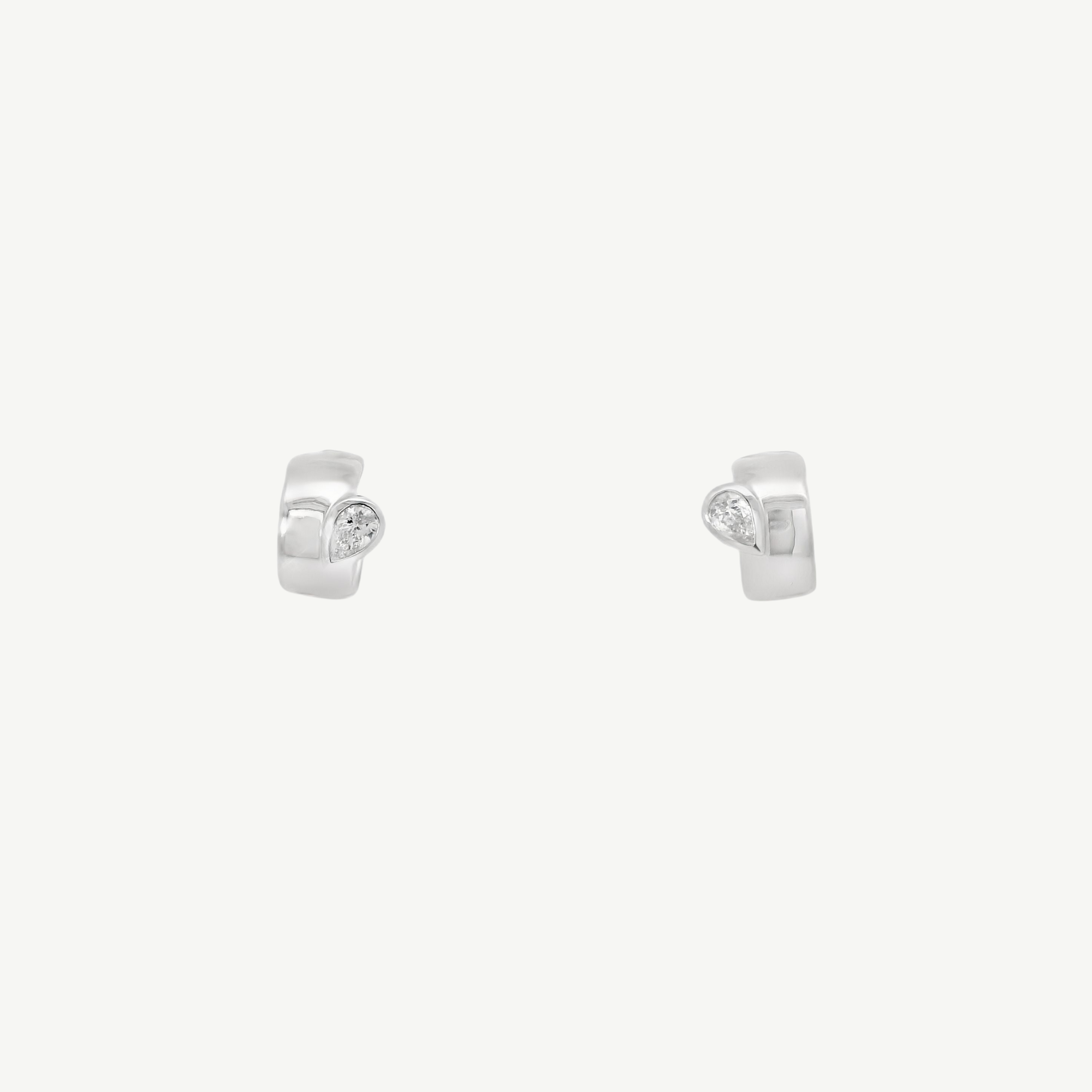 Pear Shaped Diamond Studs