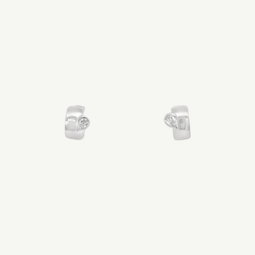 Pear Shaped Diamond Studs