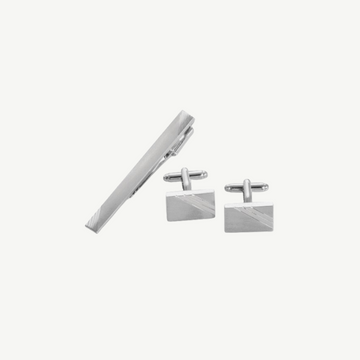 Cuff Link and Tie Bar Set