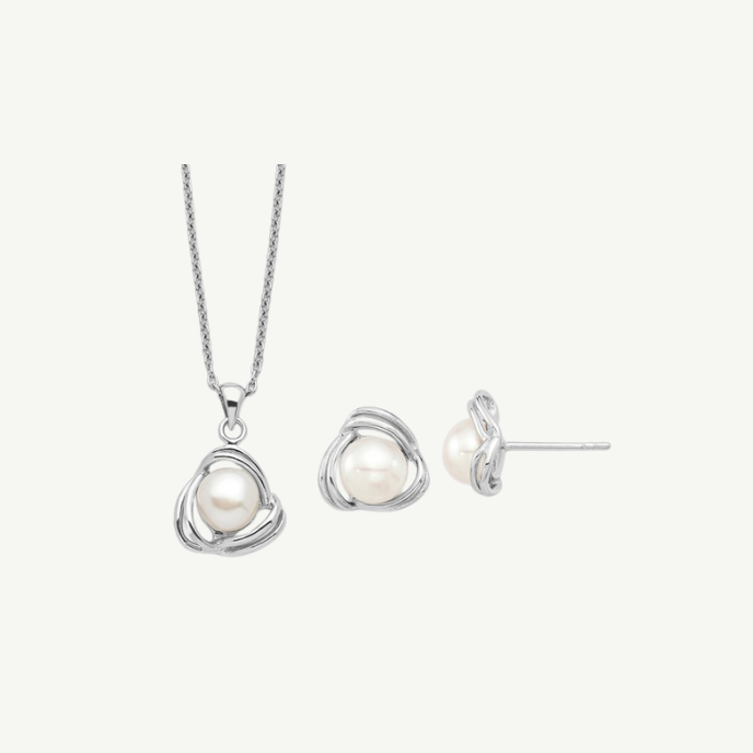 Necklace and Post Earrings Set