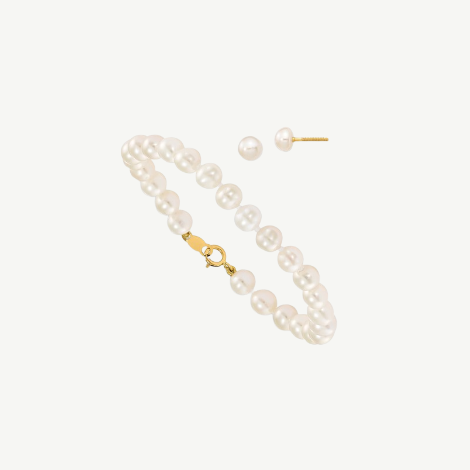 White Freshwater Cultured Pearl