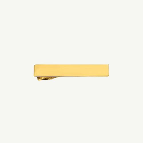 Kelly Waters Gold-plated Polished Engravable Tie Bar