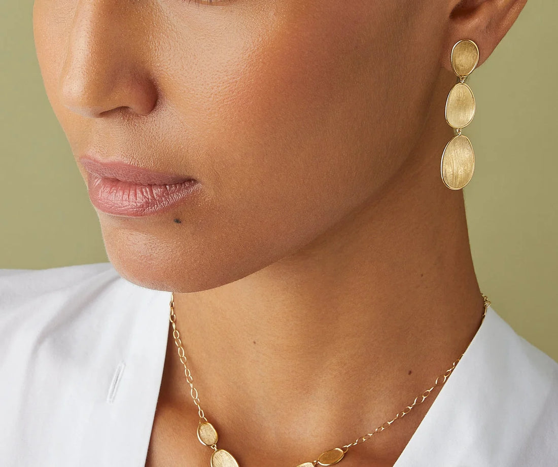 Marco Bicego 18K Yellow Gold Large Three-Drop Earrings