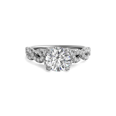 Ritani Braided Diamond Engagement Ring