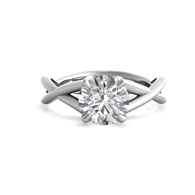 Ritani Solitaire Twisted Engagement Ring