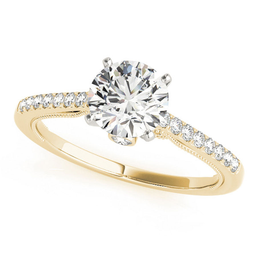 Kravit Signature Scroll Engagement Ring