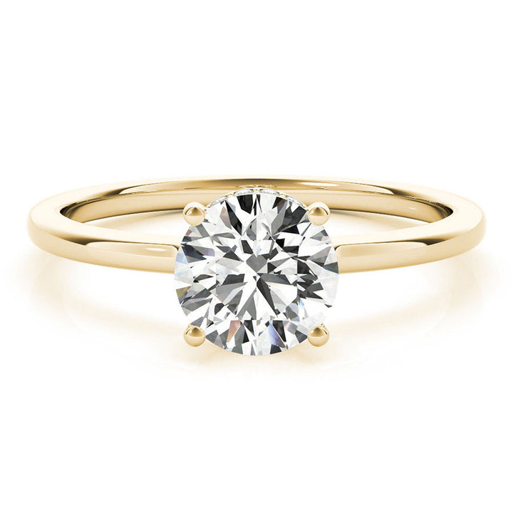 Kravit Signature Hidden Halo Diamond Engagement Ring