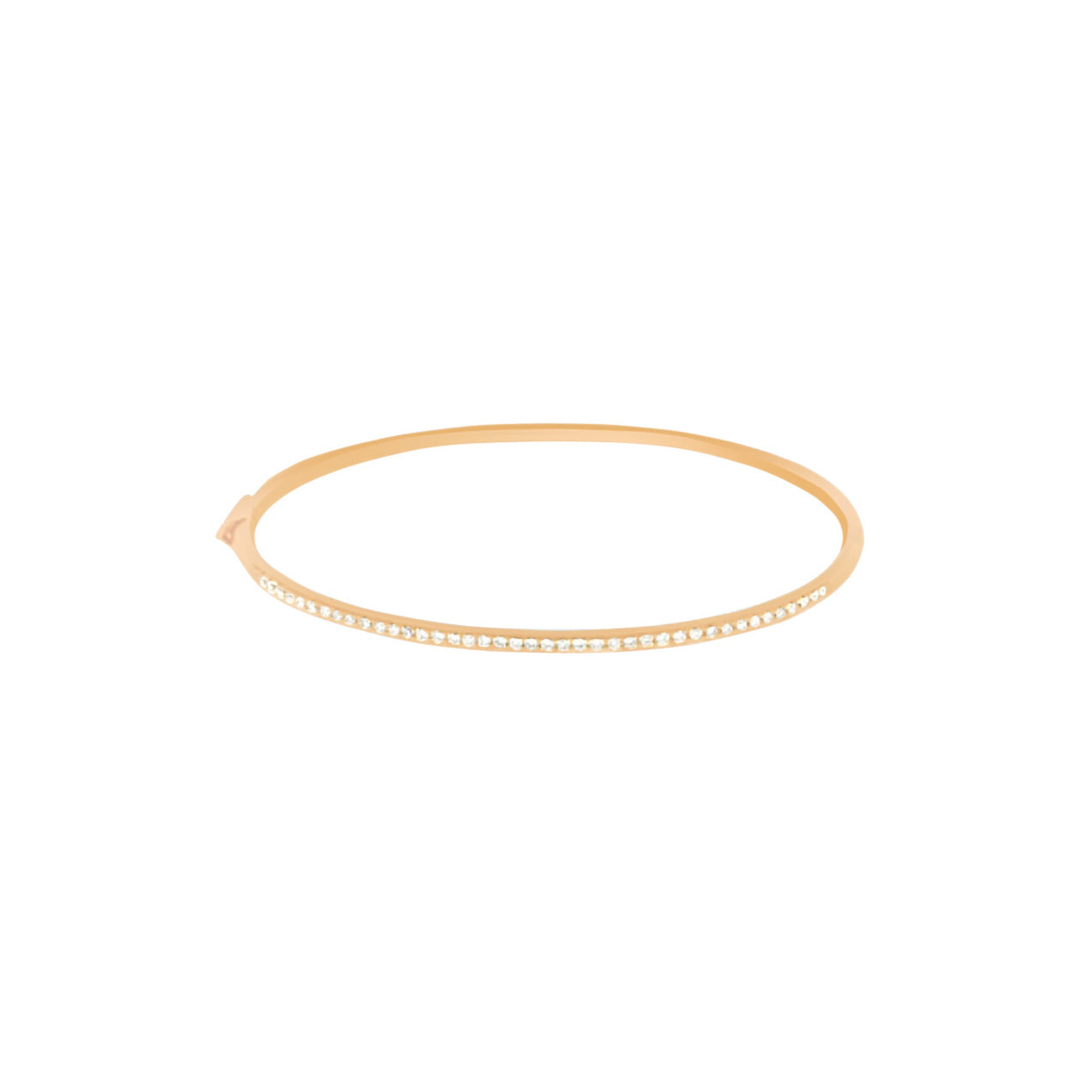 Kravit Jewelers 14k Gold Diamond Bangle Bracelet-.41cts