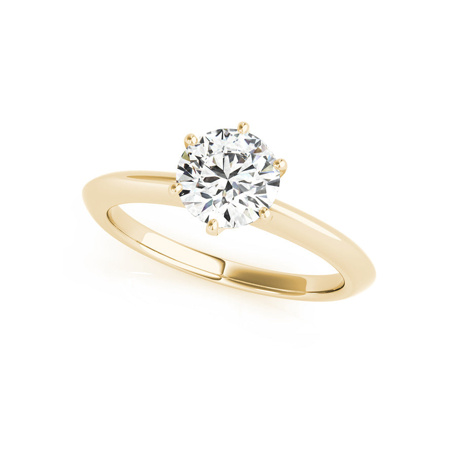 Kravit Signature Knife Edge Solitaire Engagement Ring