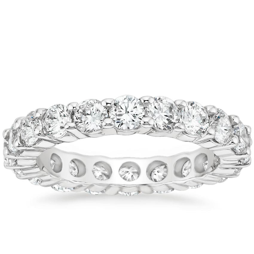 Kravit Jewelers 14k White Gold Diamond Eternity Band