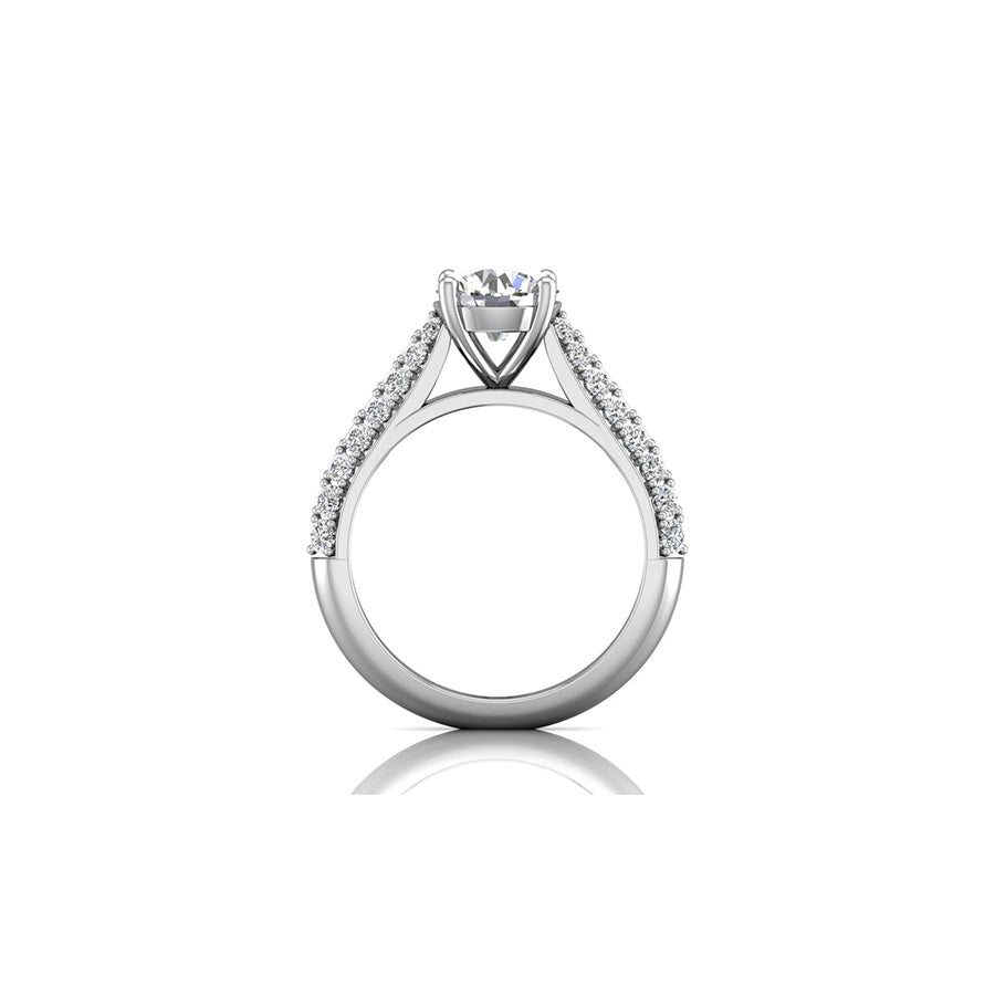 Martin Flyer Knife Edge Engagement Ring