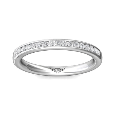 Martin Flyer Channel Set Diamond Wedding Band