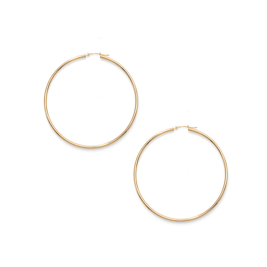 Kravit Jewelers 14K Yellow Gold Hoop Earrings